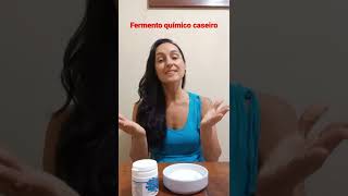 Com apenas 2 ingredientes e você faz um fermento químico caseiro, confere lá no vídeo do canal 😘