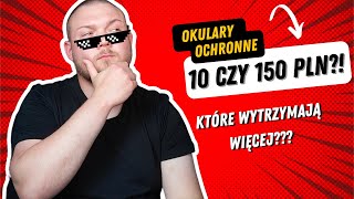 Czy tanie okulary ochronne wytrzymają strzał z broni palnej?