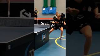 Most insane ending to a table tennis match ever 😱 #shorts #tabletennis