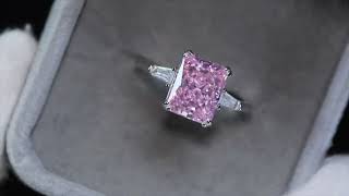 Pink diamond ring, pink diamond ring, pink diamond engagement ring, womens pink diamond ring