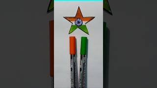 Indian Flag Drawing || Independence day Status || #drawing #art