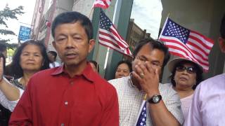 Cambodian Rally in Lowell on July 12, 2013