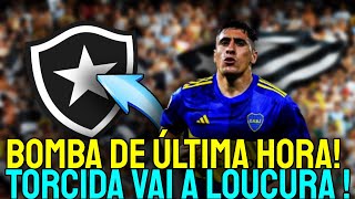 BOMBA 💣! FOI CONFIRMADO DE ÚLTIMA HORAPELO PRESIDENTE | TORCIDA FOI A LOUCURA | NOTÍCIAS DO BOTAFOGO