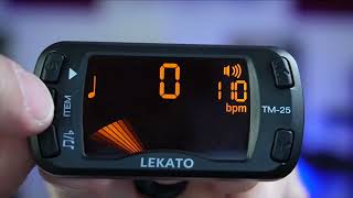 Guitarnivore - LEKATO TM 25 3-in-1 Guitar Metronome Tuner