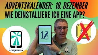 Adventskalender 18. Dezember: Eine App deinstallieren