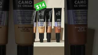 E.l.f. Camo CC Cream Vs. It Cosmetics Tutorial and Review | Elf Cosmetics