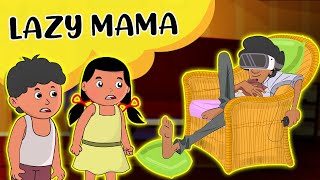 LAZY MAMA STORY | Animated Stories (English Bedtime Stories for Kids)