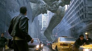 Godzilla in New York - Almost Squashed Scene - Godzilla (1998) Movie Clip HD