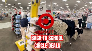 NEW TARGET CIRCLE DEALS | SCHOOL UNIFORM SHOPPING | GO SHOPPING WITH ME