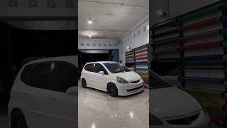 MODIFIKASI HONDA JAZZ GD3 PUTIH