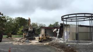 Demolishing the Former Community Development Building