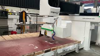 How To Cut Natural Stone Slabs With A 5-Axis CNC Bridge Saw?