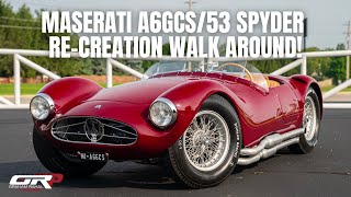 Maserati A6GCS/53 Spyder Re-Creation Walk Around