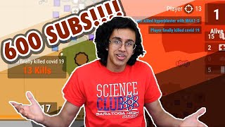 EPIC 600 SUBS SURVIV GAMEPLAY!!! - My first win :DD (on this channel ofc)