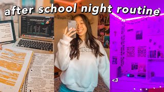 real fall AFTERSCHOOL NIGHT ROUTINE! productive fall night routine 2021:after school fall night vlog