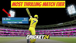 DHONI 11 VS YOGRAJ 11🔥 Most ultimate battle ever | Cricket 24 Gameplay