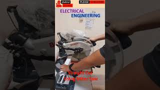 miter saw straight cutting #shorts #electrical #electricalengineering #wiring