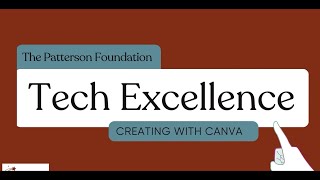 TPF Tech Excellence: Creating with Canva