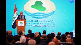 SRSG Ms. Jeanine Hennis-Plasschaert's remarks at the Iraq Climate Conference, Basra 12 March 2023