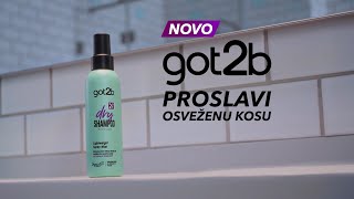 Proslavite osveženu kosu sa novim Got2b mist šamponom sa suvo pranje kose.