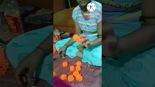 DIY Genda ka phool #shorts #ytshorts #diwalispecial #diwali2022