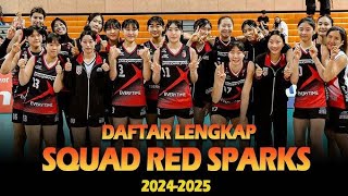 Daftar lengkap nama dan posisi pemain di red sparks