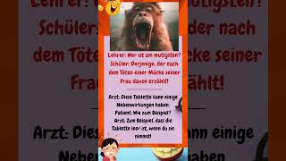 Lehrer: Wer ist am mutigsten?#witze #lustigekatze #lachen #german