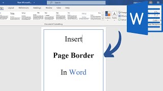 How to Insert Page Border in Word | Insert Border Line MS Word