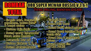 🔴 BEST OBB BUSSID V3.6.1 ⁉️ PALING ISTIMEWA ‼ FULL CUSTOM ETS-2 YANG PALING BANYAK DICARI