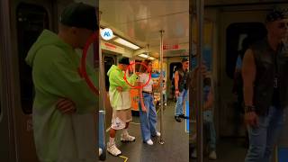 A tense confrontation on the subway unfolds unexpectedly #respect #kindness