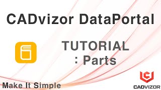 [CADvizor Data Portal] Parts : Millions of parts data