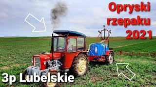 Mokry zabieg w rzepaku 2021 !!! ☆C-330M pod górę na blokadzie☆ ☆Biardzki 1200 l ☆