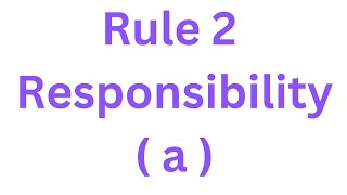 Rule 2 Responsibility (a), Rules of road International convention for preventing collision at sea