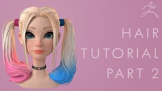 Zbrush Hair Tutorial Part 2 - Installing and Using the Hair Brush