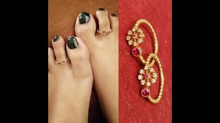 Latest Toe Ring Design // Trendy Toe Ring Design For Women //