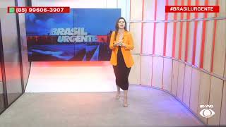 Trechos iniciais do "Brasil Urgente CE" de 31/07/2023 na Band Ceará