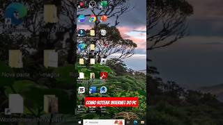 como rotear internet do Pc para o celular #inscreva #usar #testar #usar #wifi #inscreva #roteador