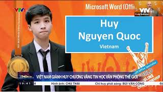 [Thời sự 19h VTV1] Đội tuyển MOS Việt Nam lập cú đúp Huy chương Vàng và Bạc cuộc thi MOSWC thế giới