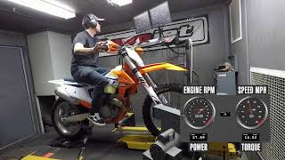 2022 KTM 350 XC-F Dyno Test