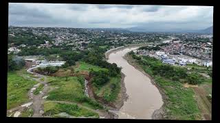 Marikina river aerial view | madalas itong umaapaw kapag May bagyo o habagat