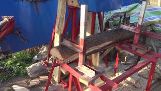 homemade wood sawmill 10, add protection cover