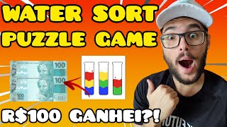 WATER SORT PUZZLE PAGA MESMO? WATER SORT COLOR PUZZLE É CONFIÁVEL? WATER SORT SLOTS CASSINO