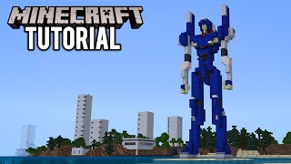 MINECRAFT : How To Build EVA-00 From Neon Genesis Evangelion エヴァンゲリオン零号機