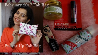 February Fab Bag 2017 | Pucker Up! | Unboxing & Review