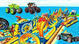 Hot Wheels Unlimited 2 - Conquer the ultimate dinosaur and shark showdown on