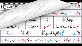 P26TF271 Tafseer Ul Quran Para 26 27 Surah Al  Zariyaat Ayaat 01   60