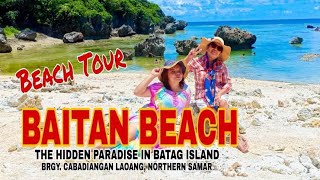 BAITAN BEACH I The Hidden Paradise In Batag Island Cabadiangan, Laoang super ganda  l Nice Day vlog