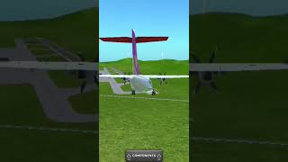 emergency landing after mid air collision #plane #flightsimulator #planecrash #aviation