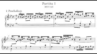 Bach: Keyboard Partita No.1 in B-flat Major, BWV 825 (Blechacz, Anderszewski)