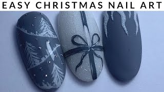 ❄️ 3 Easy Christmas Nail Art Ideas | IsabelMayNails